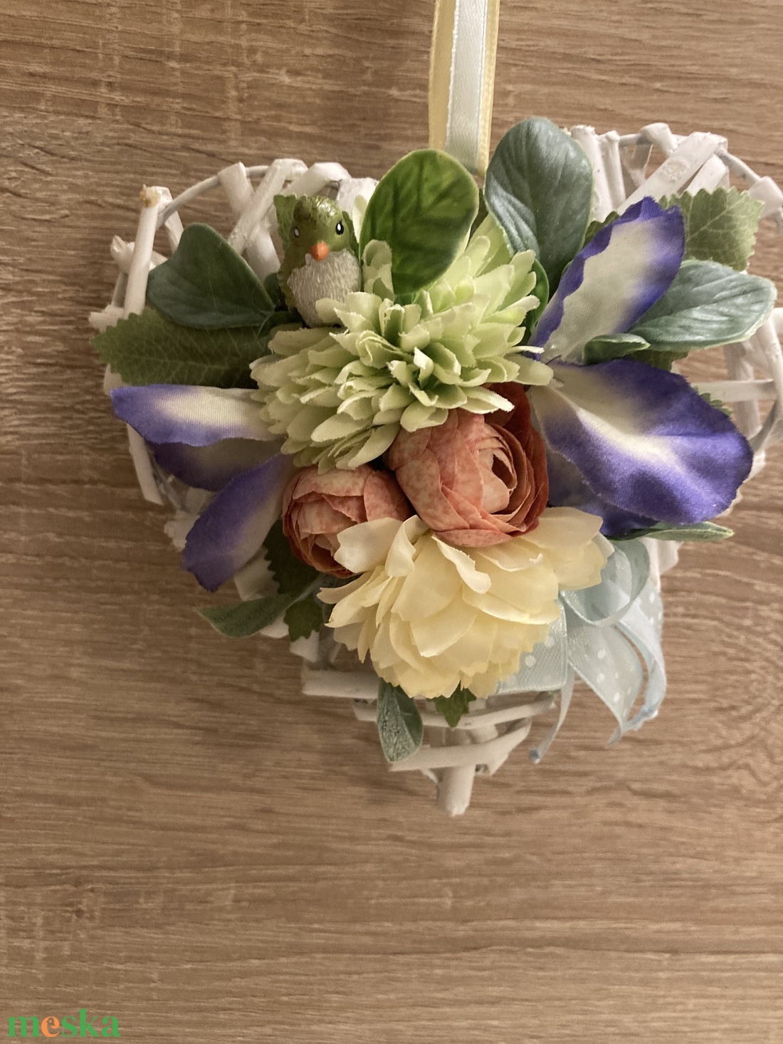 Szívecske ajtó dísz  - otthon & életmód - dekoráció - ajtó- és ablak dekoráció - ablakdísz - Meska.hu