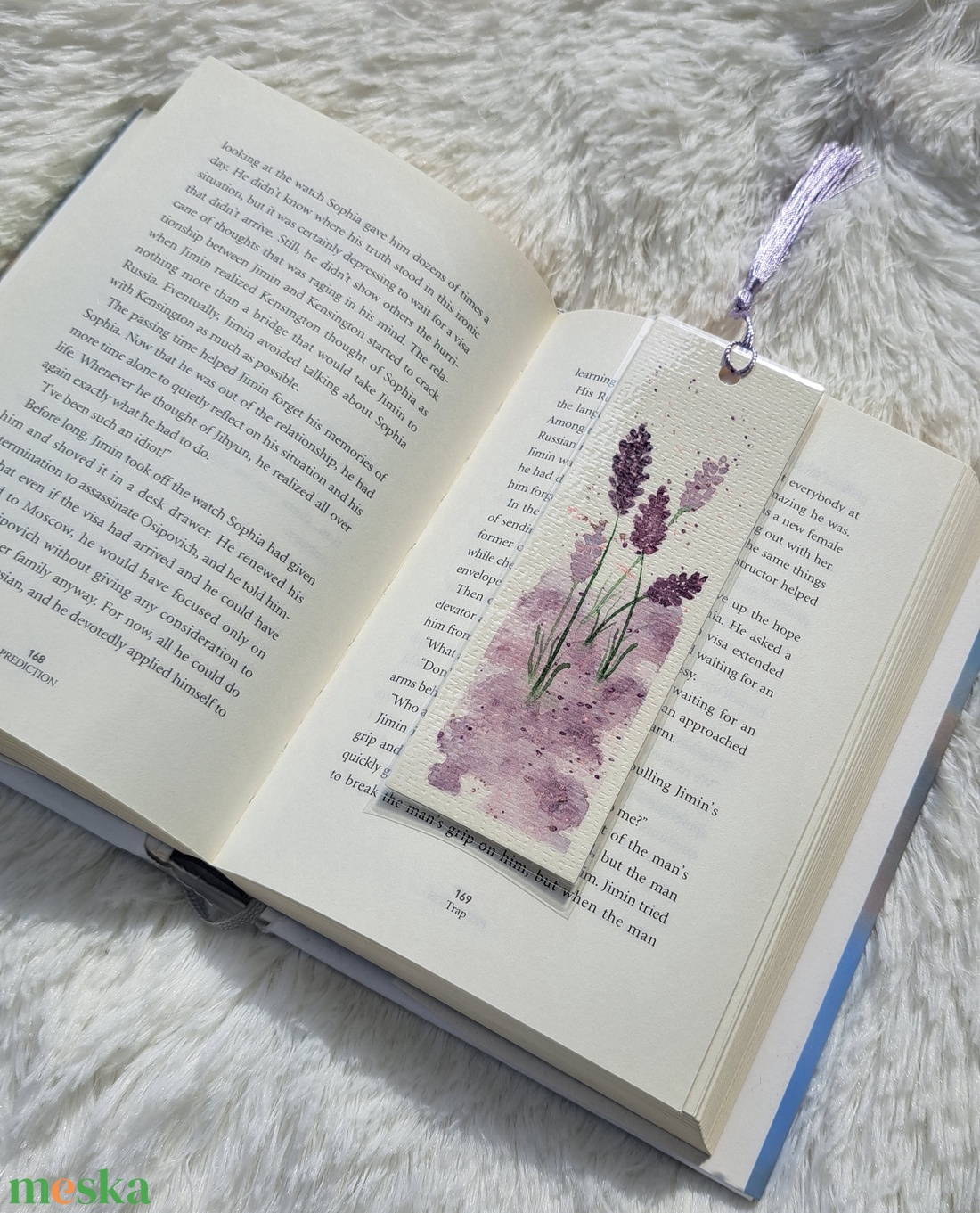 Akvarell festett könyvjelző - könyv & zene - könyvjelző - Meska.hu