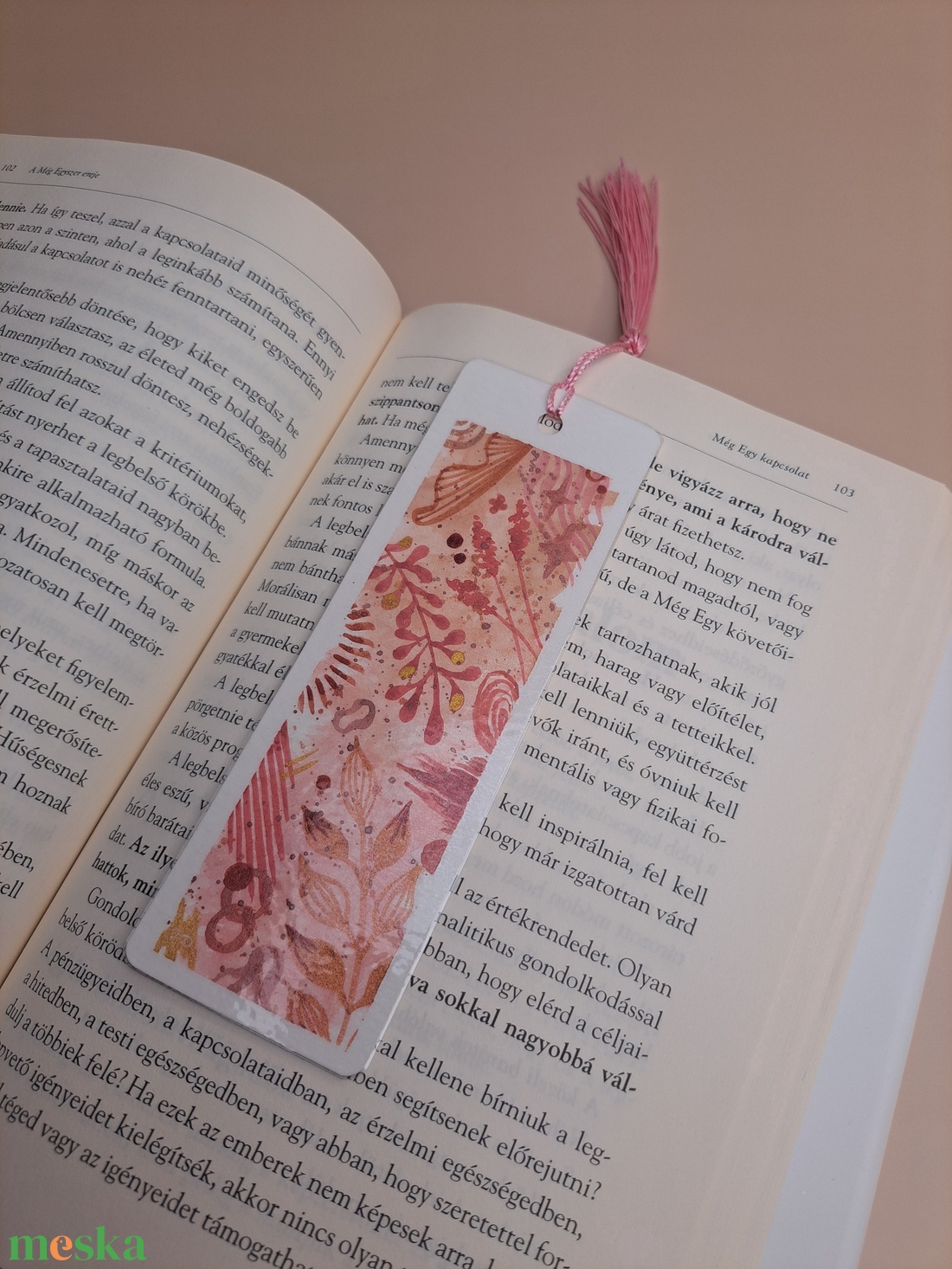 Akvarell festett könyvjelző - művészet - festmény - akvarell - Meska.hu