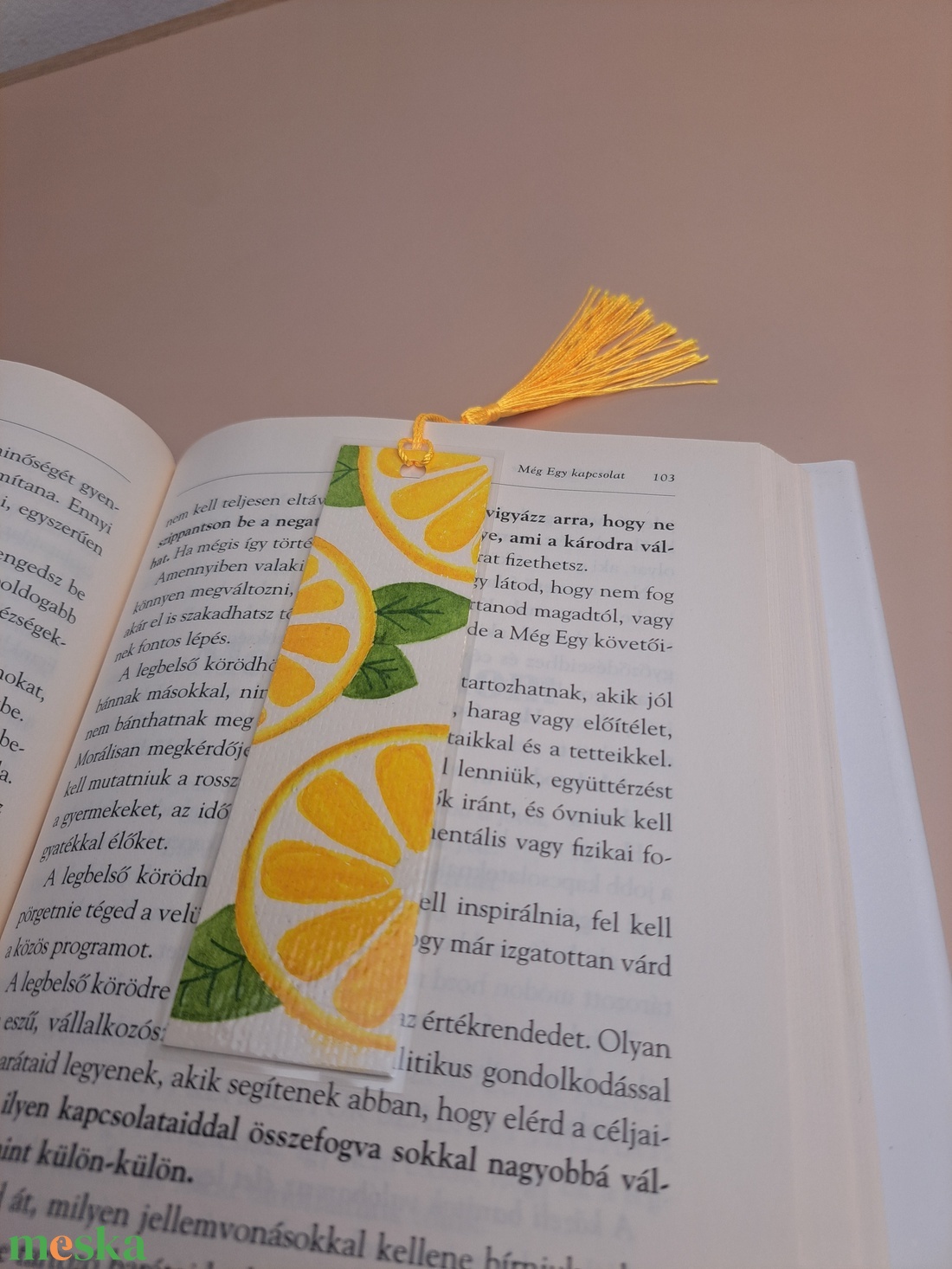 Akvarell festett könyvjelző - művészet - festmény - akvarell - Meska.hu