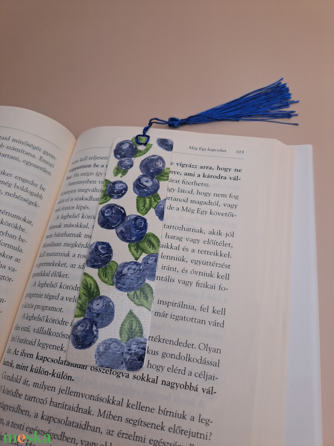 Akvarell festett könyvjelző - művészet - festmény - akvarell - Meska.hu