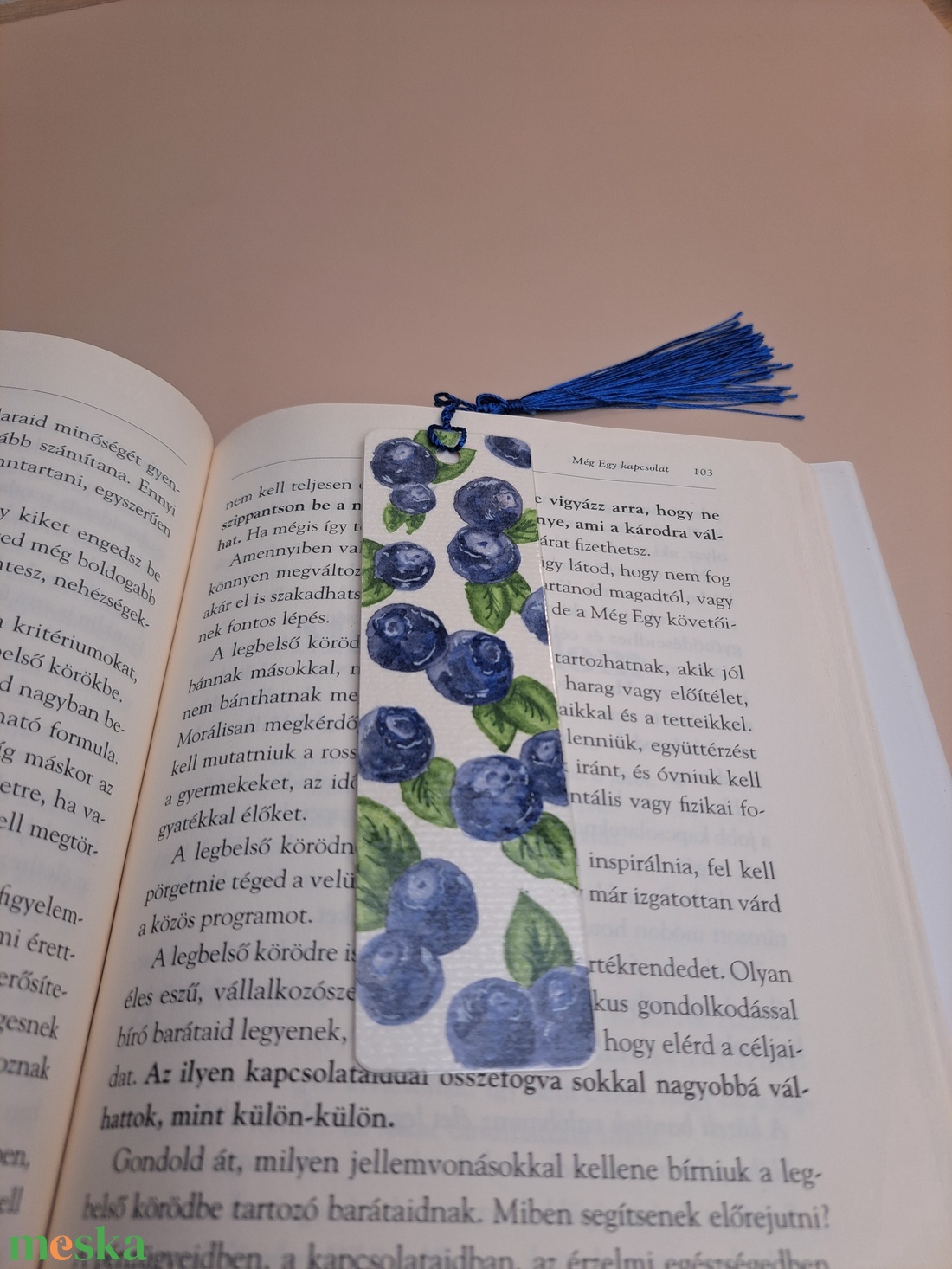 Akvarell festett könyvjelző - művészet - festmény - akvarell - Meska.hu