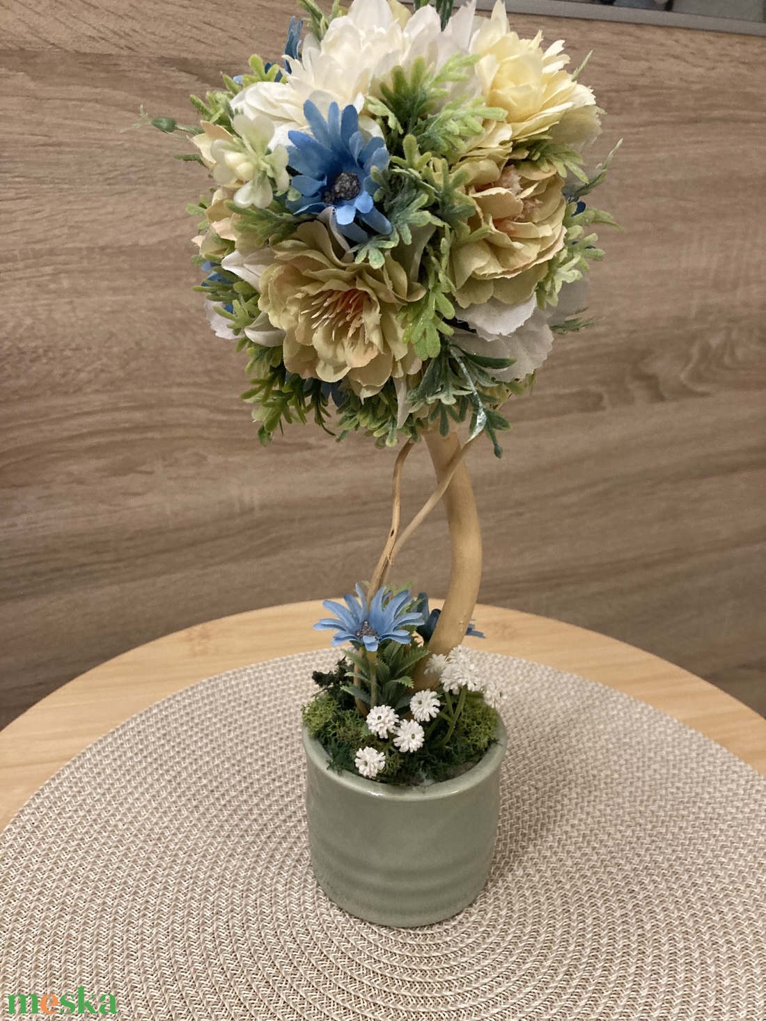 Tavaszi kis fácska  - otthon & életmód - dekoráció - asztal és polc dekoráció - asztaldísz - Meska.hu