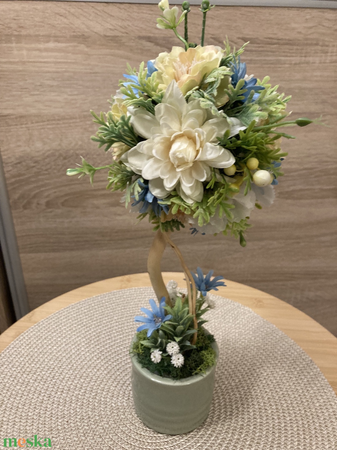 Tavaszi kis fácska  - otthon & életmód - dekoráció - asztal és polc dekoráció - asztaldísz - Meska.hu