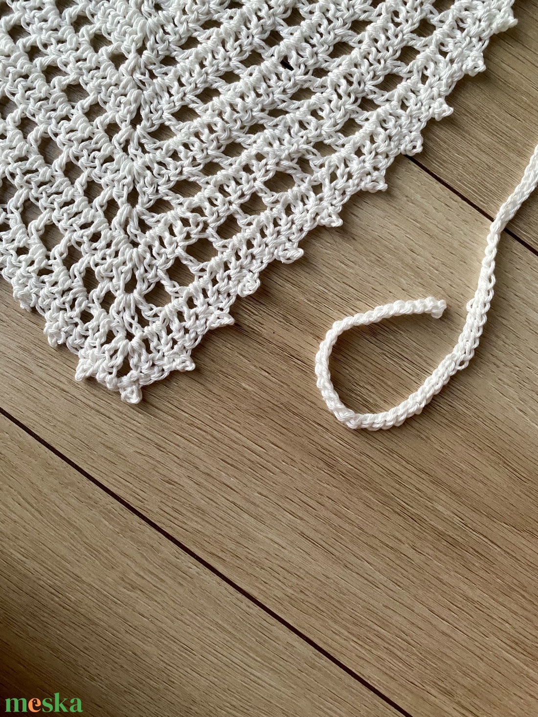 Pico fehér bandana fejkendő - ruha & divat - sál, sapka, kendő - fejpánt - Meska.hu