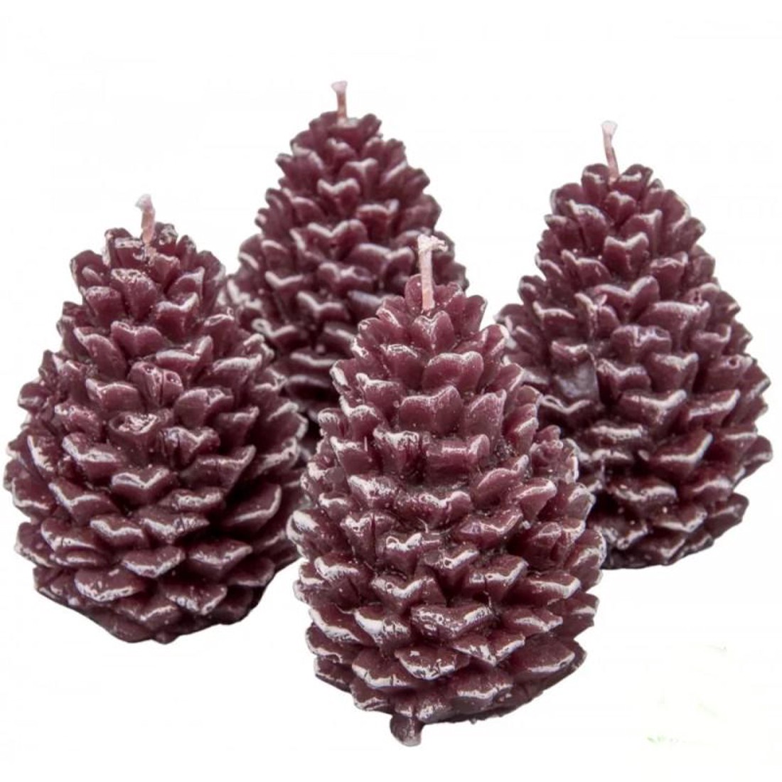 Kontúrozott toboz gyertya nagy 70x95 mm - csoki szett - kellékek & szerszámok - dekorációs kellékek - dekorációs gyertya - Meska.hu