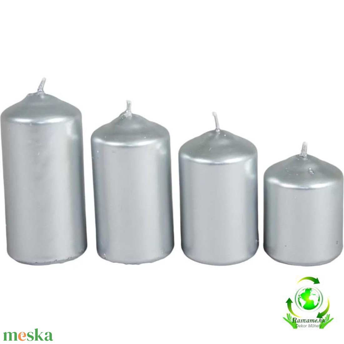 Metál 40 mm lépcsős gyertya szett - ezüst - kellékek & szerszámok - dekorációs kellékek - dekorációs gyertya - Meska.hu Metál 40 mm lépcsős gyertya szett - ezüst - kellékek & szerszámok - dekorációs kellékek - dekorációs gyertya - Meska.hu