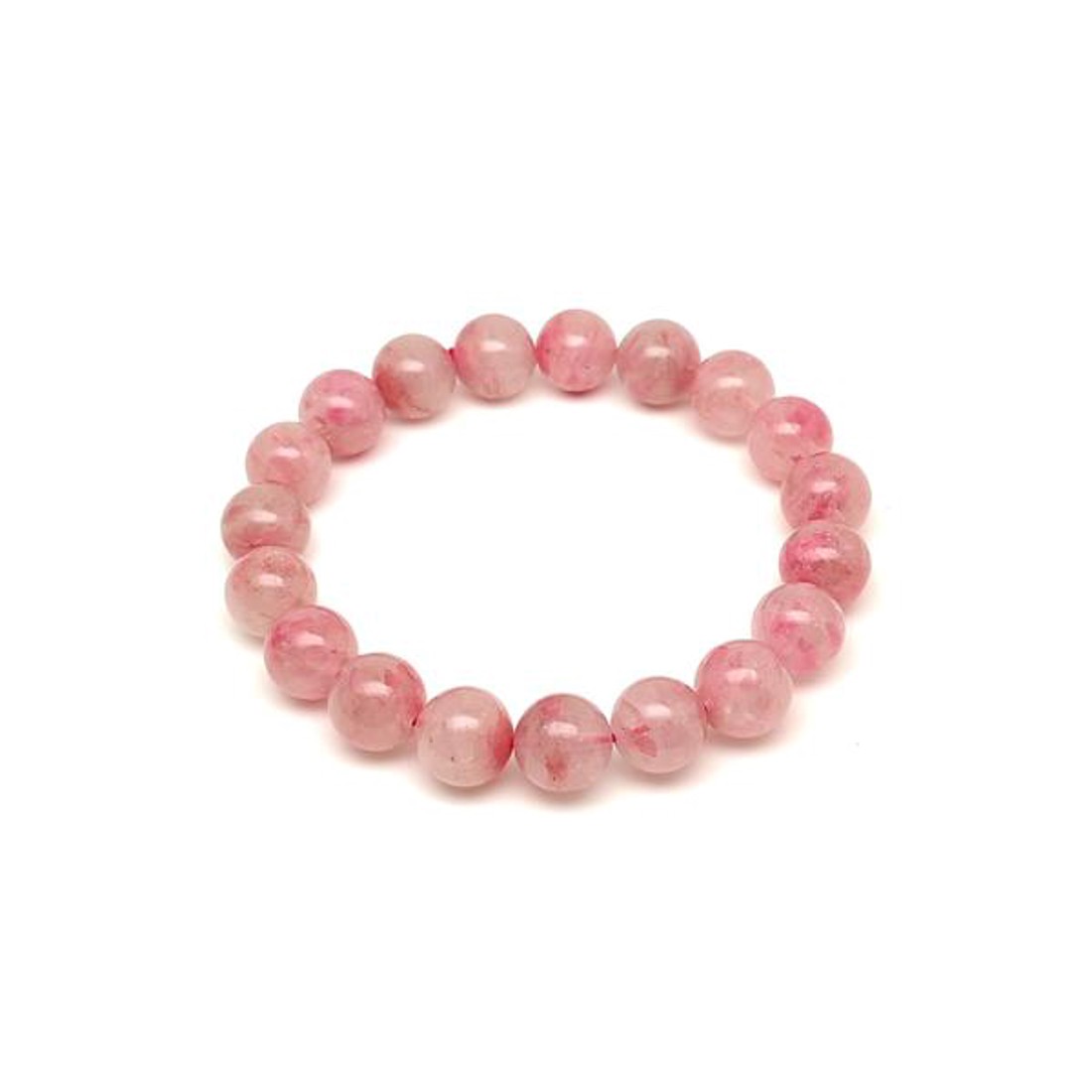 Thulit kvarccal golyó karkötő 10-11mm - ékszer - karkötő - ásványkarkötő - Meska.hu