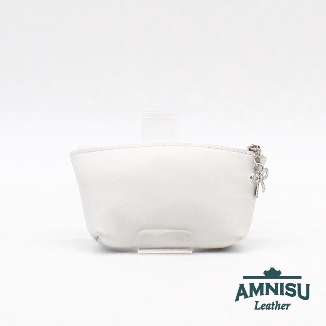 Fehér - metálkék kettő cipzáras kulcstartó - LIMITÁLT B3002 - táska & tok - kulcstartó & táskadísz - kulcstartó - Meska.hu