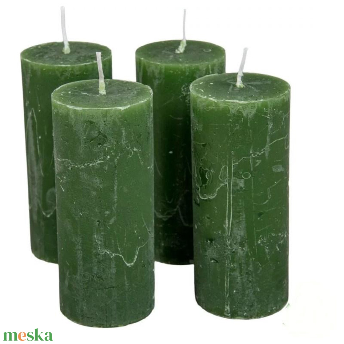 Rusztikus gyertya 50 x 120 mm - moha zöld szett - kellékek & szerszámok - vegyes alapanyag - Meska.hu Rusztikus gyertya 50 x 120 mm - moha zöld szett - kellékek & szerszámok - vegyes alapanyag - Meska.hu