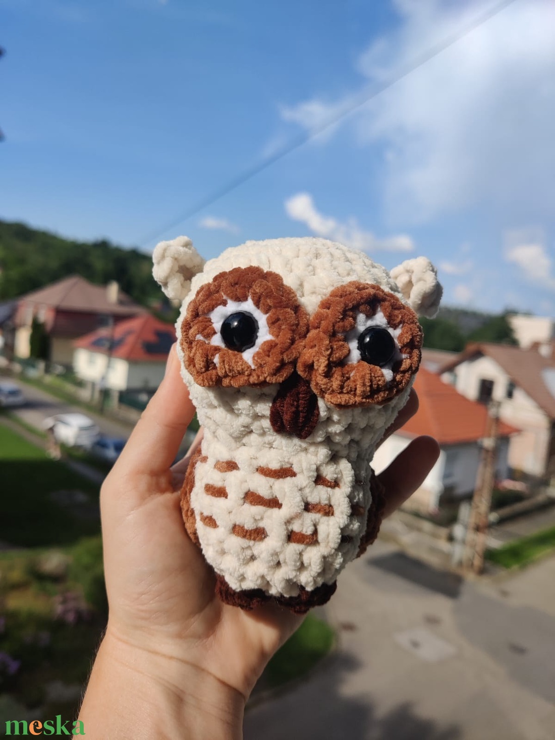 Horgolt bagoly - játék & sport - plüssállat & játékfigura - bagoly - Meska.hu Horgolt bagoly - játék & sport - plüssállat & játékfigura - bagoly - Meska.hu