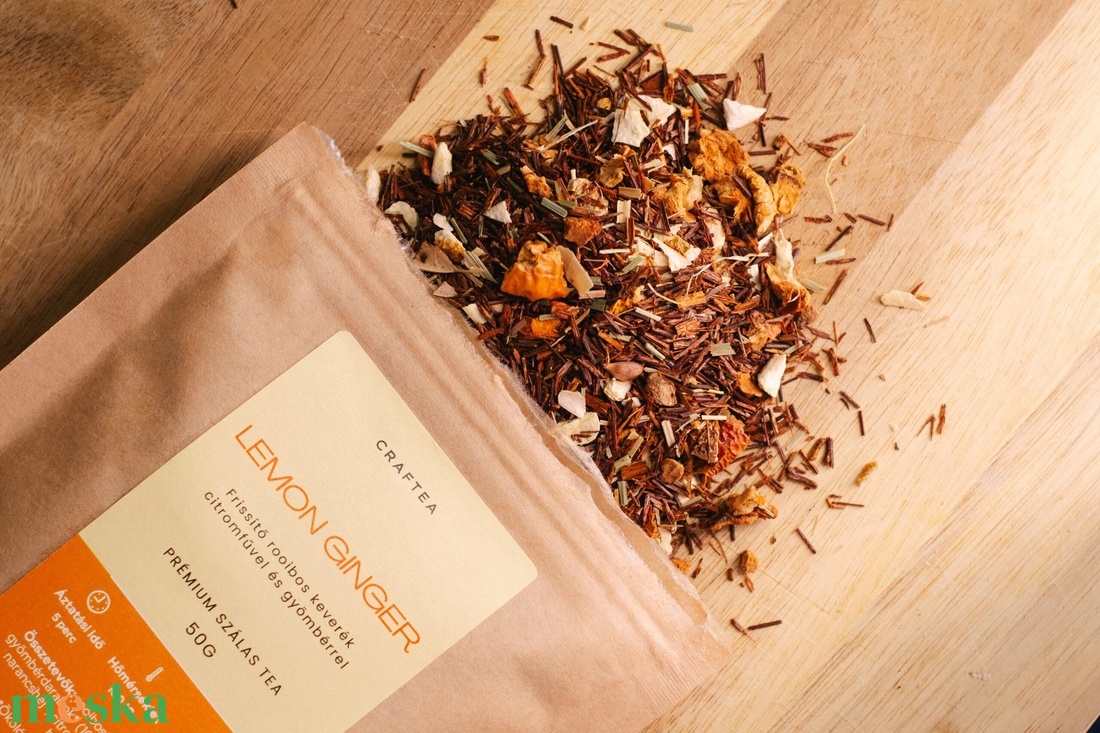 Lemon Ginger - Prémium szálas tea - élelmiszer - tea - Meska.hu