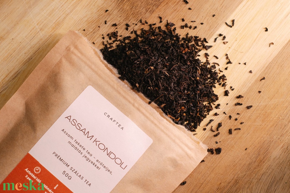 Assam Kondoli - Prémium szálas tea - élelmiszer - tea - Meska.hu