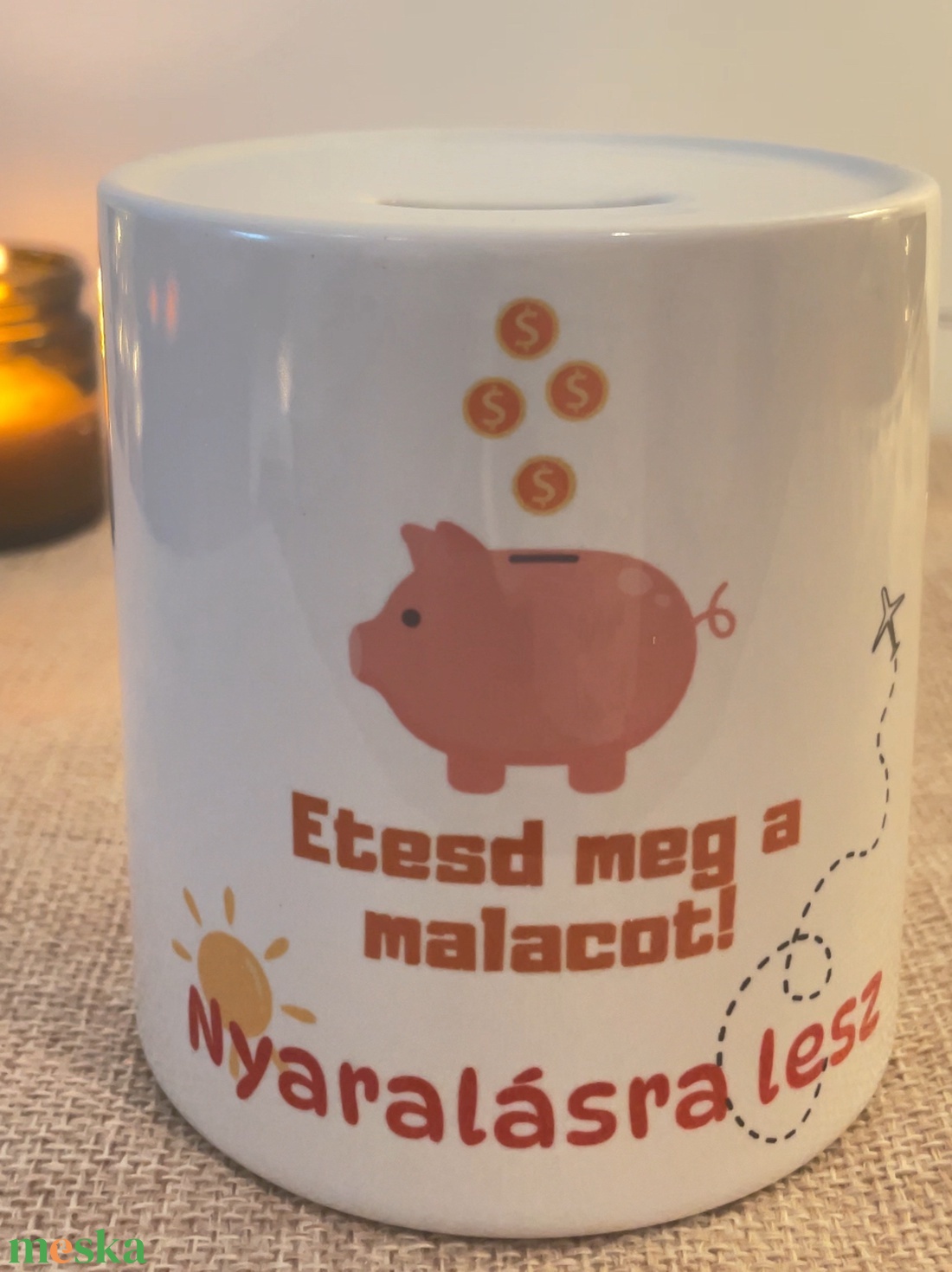 Egyedi persely Etesd meg a malacot! Nyaralásra lesz - otthon & életmód - dekoráció - asztal és polc dekoráció - persely - Meska.hu Egyedi persely Etesd meg a malacot! Nyaralásra lesz - otthon & életmód - dekoráció - asztal és polc dekoráció - persely - Meska.hu