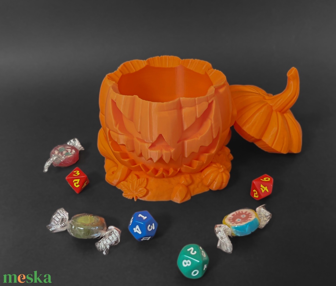 Halloweeni Jack-O' tároló - otthon & életmód - dekoráció - halloween - halloweeni dekoráció - Meska.hu
