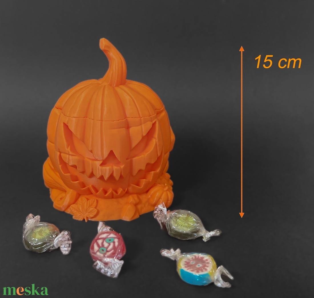 Halloweeni Jack-O' tároló - otthon & életmód - dekoráció - halloween - halloweeni dekoráció - Meska.hu