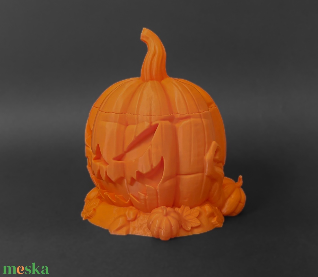 Halloweeni Jack-O' tároló - otthon & életmód - dekoráció - halloween - halloweeni dekoráció - Meska.hu
