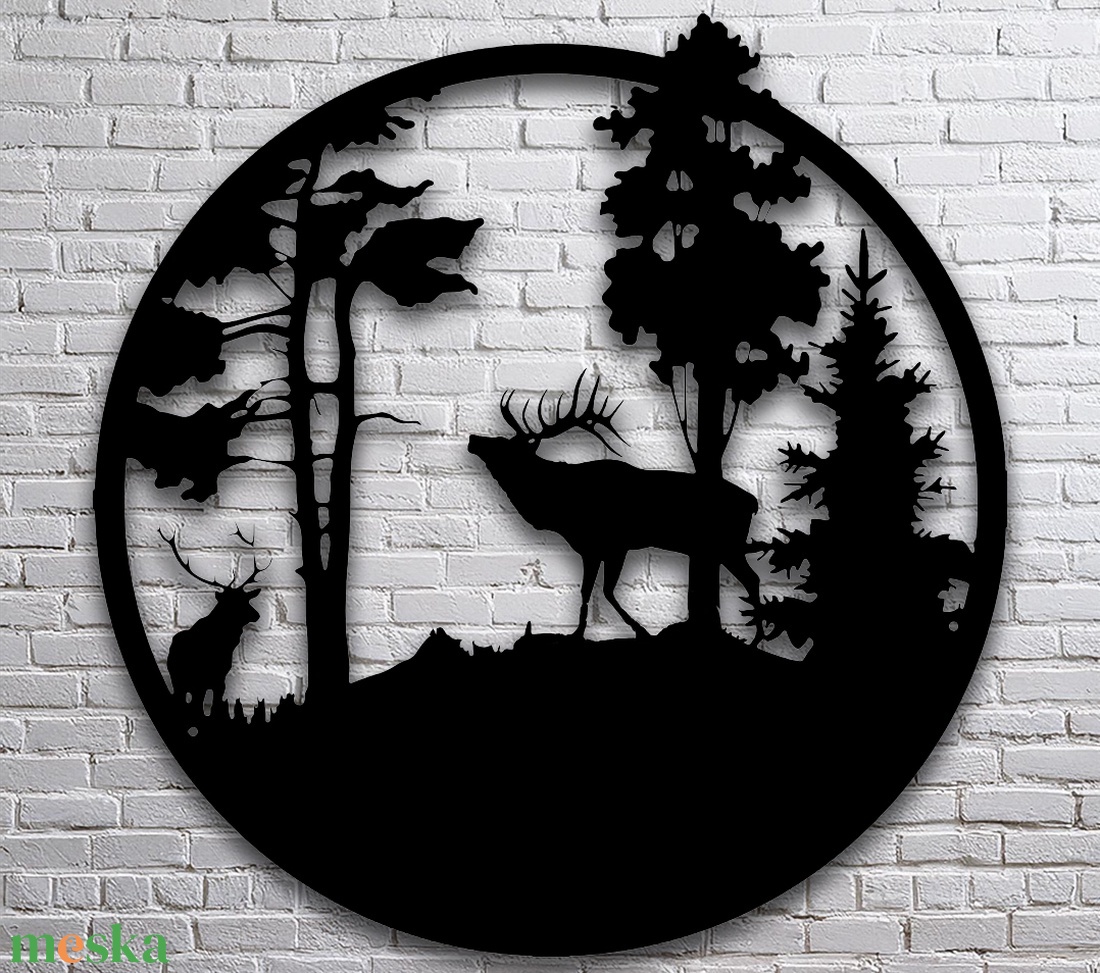 Deer Wildlife- Egyedi kompakt fali dekoráció - otthon & életmód - dekoráció - fali és függő dekoráció - falra akasztható dekor - Meska.hu Deer Wildlife- Egyedi kompakt fali dekoráció - otthon & életmód - dekoráció - fali és függő dekoráció - falra akasztható dekor - Meska.hu