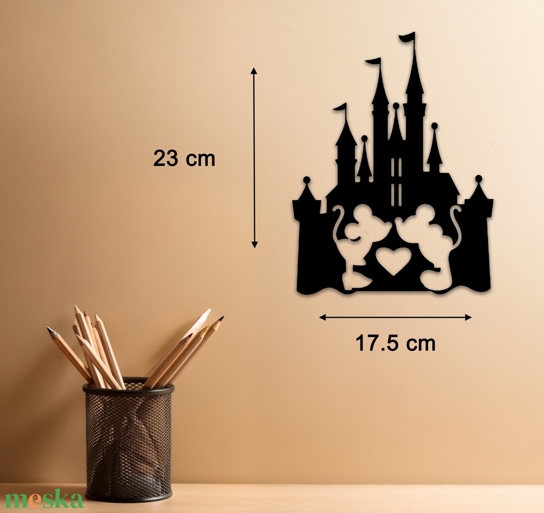Disney Castle - Egyedi kompakt fali dekoráció - otthon & életmód - dekoráció - fali és függő dekoráció - falra akasztható dekor - Meska.hu