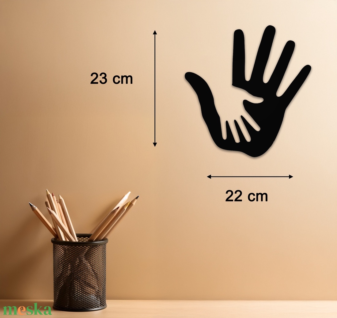 Little Big Hand - Egyedi kompakt fali dekoráció - otthon & életmód - dekoráció - fali és függő dekoráció - falra akasztható dekor - Meska.hu