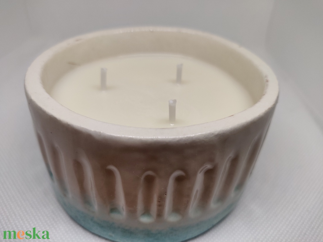 Szúnyogriasztó gyertya, citronellával - otthon & életmód - gyertya, illat, aroma - gyertya - Meska.hu