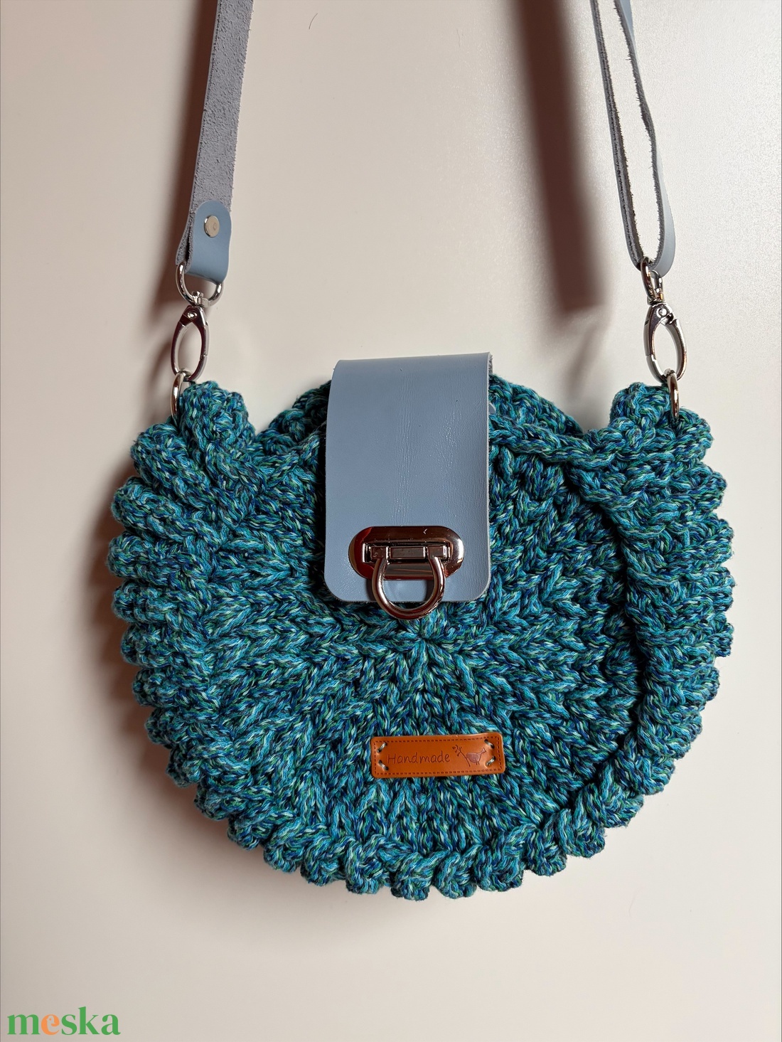 �Oreo táska kék színben - táska & tok - kézitáska & válltáska - válltáska - Meska.hu