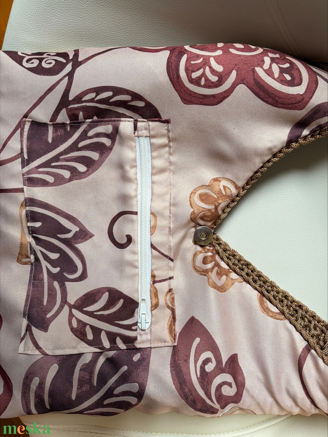 Citybag táska barna színben - táska & tok - kézitáska & válltáska - nagy pakolós táska - Meska.hu