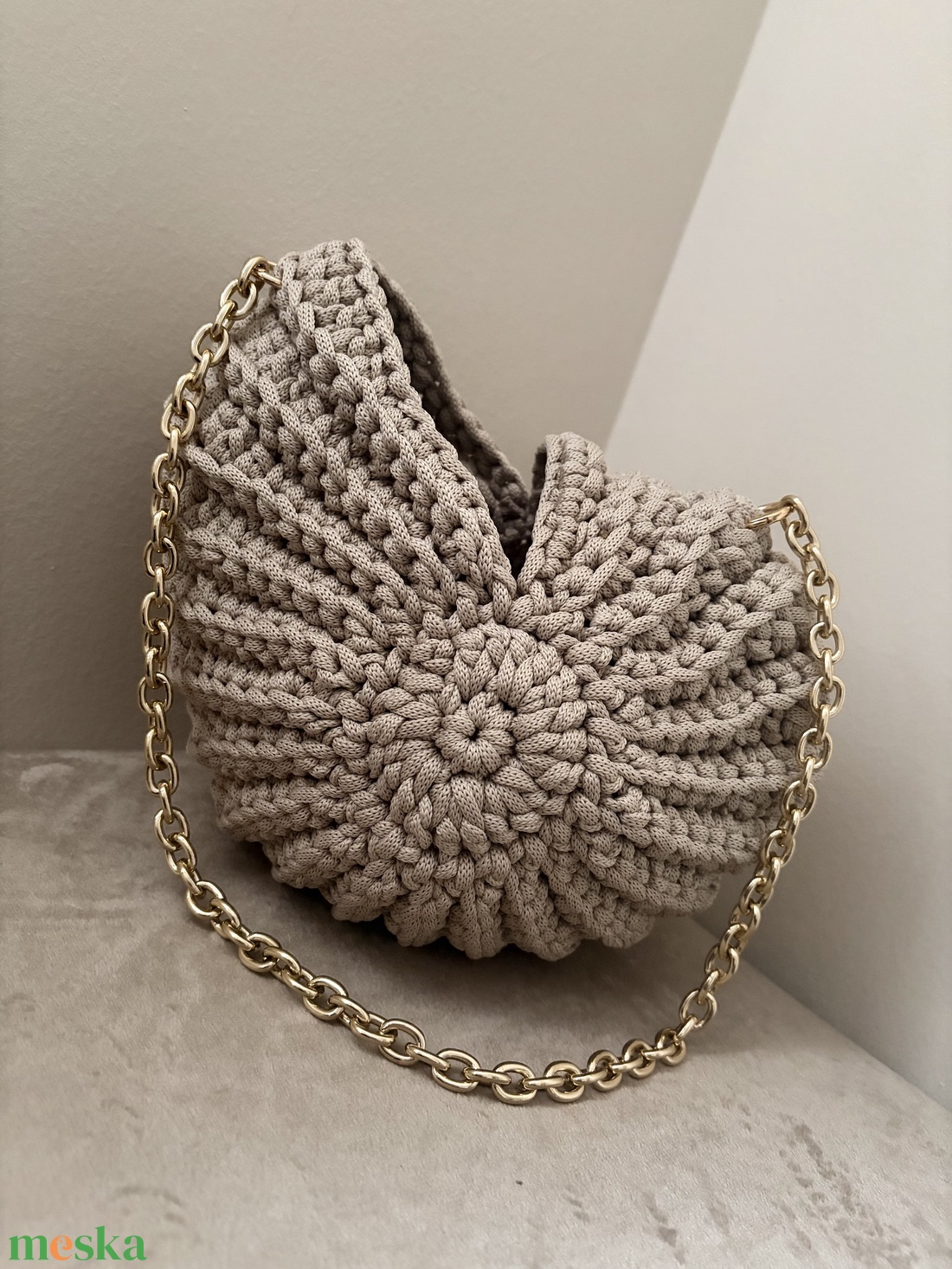 �Dolce táska bézs színben - táska & tok - kézitáska & válltáska - alkalmi táska - Meska.hu