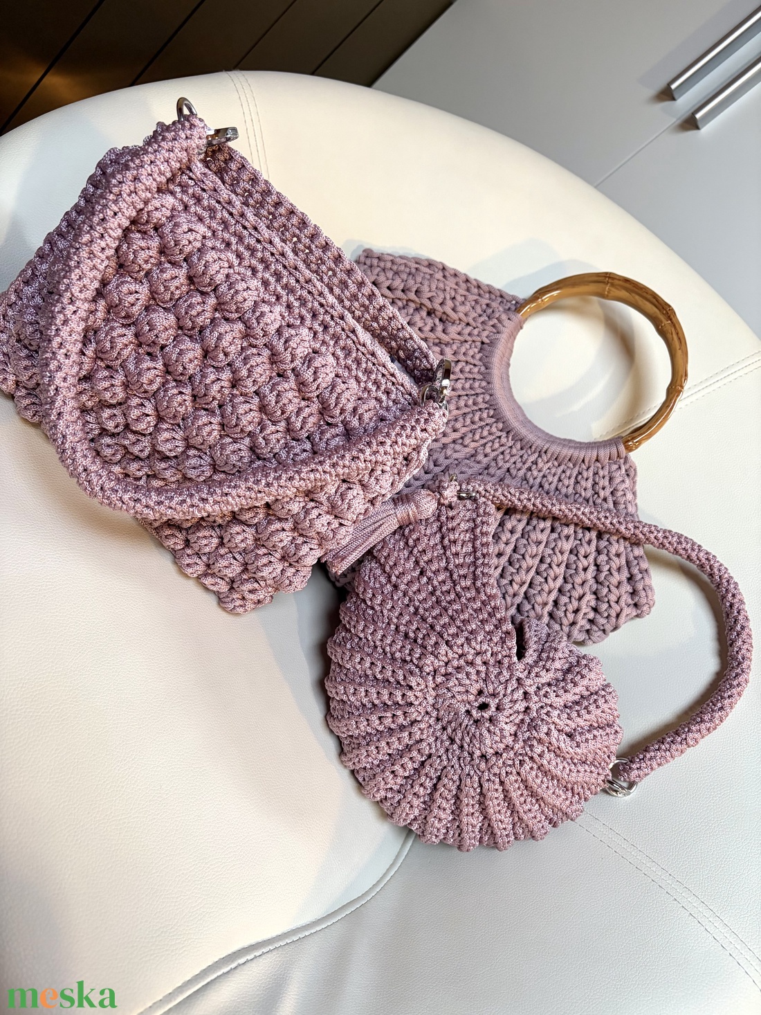 �Paris táska rózsaszín színben - táska & tok - kézitáska & válltáska - alkalmi táska - Meska.hu