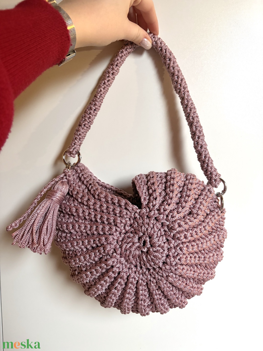 �Dolce táska rózsaszín színben - táska & tok - kézitáska & válltáska - alkalmi táska - Meska.hu