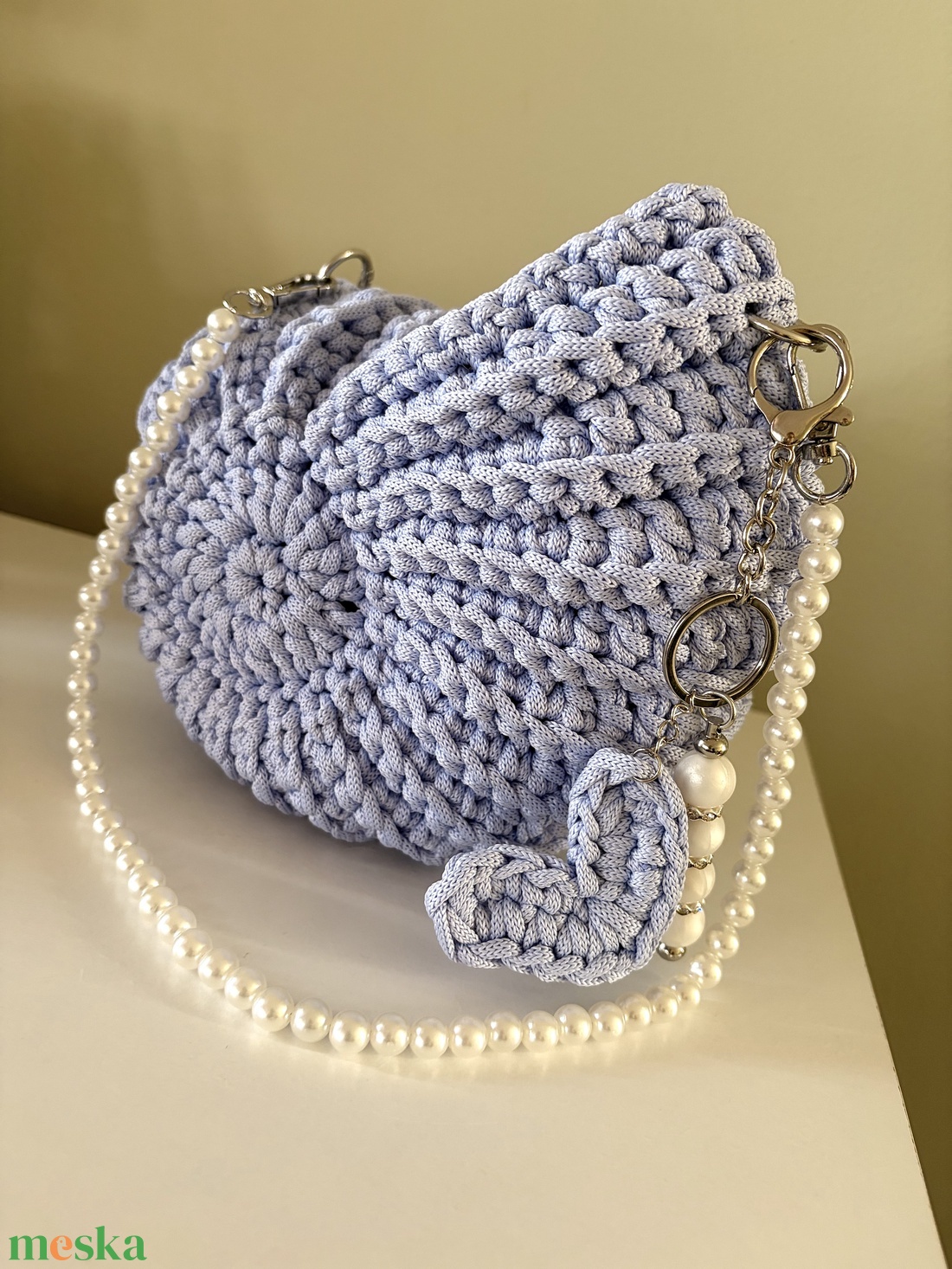 Kézműves táska charm - táska & tok - kulcstartó & táskadísz - táskadísz - Meska.hu