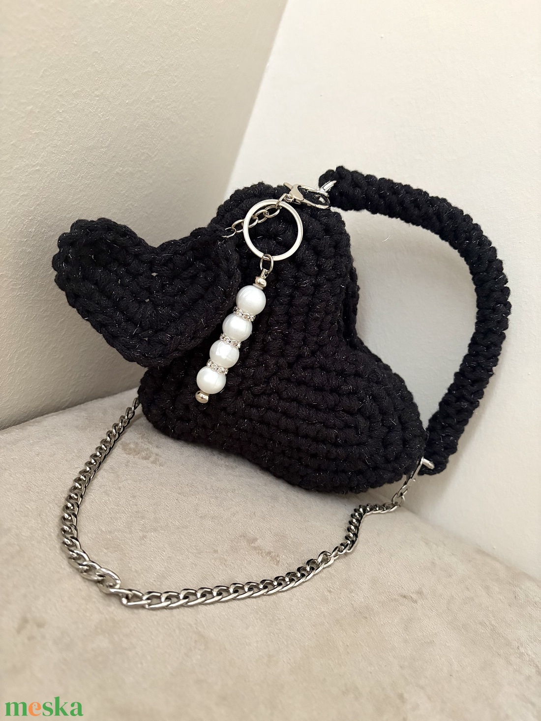 Kézműves táska charm - táska & tok - kulcstartó & táskadísz - táskadísz - Meska.hu