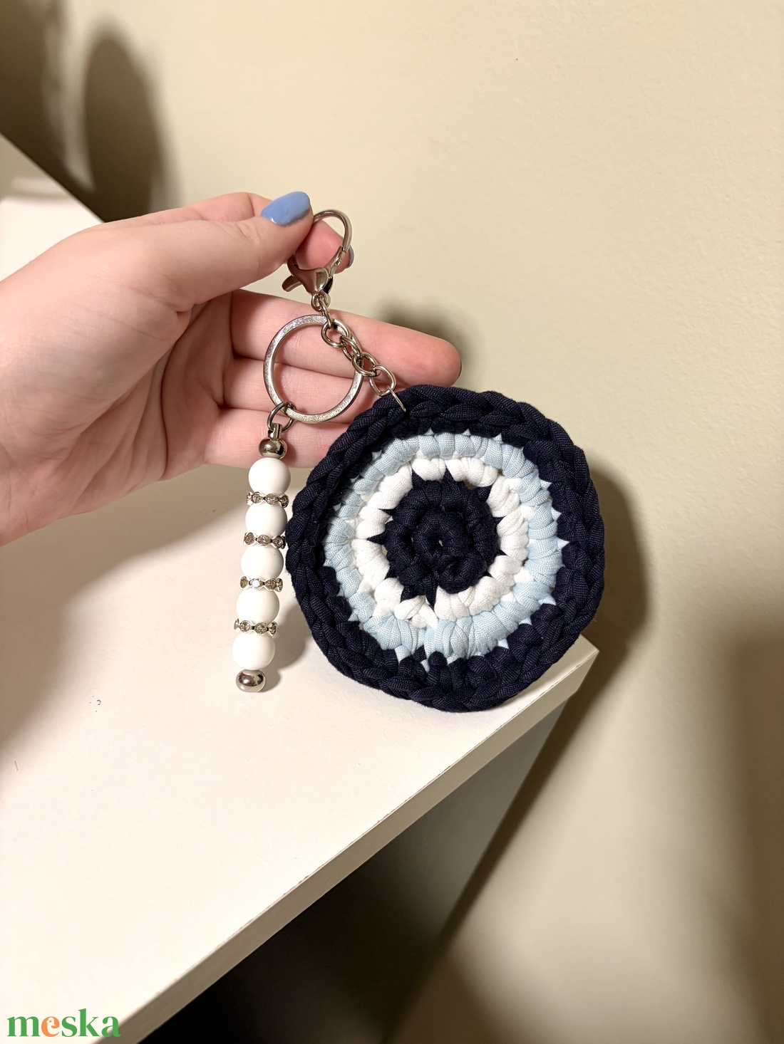 Kézműves táska charm - táska & tok - kulcstartó & táskadísz - táskadísz - Meska.hu