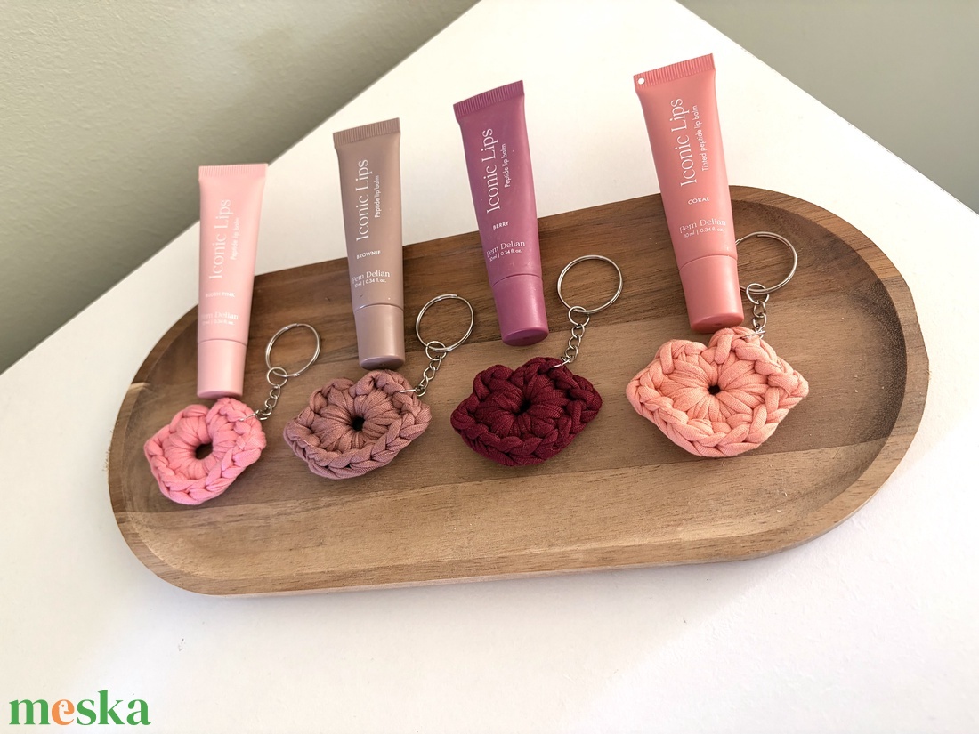 Száj alakú kulcstartó/táska charm - táska & tok - kulcstartó & táskadísz - kulcstartó - Meska.hu