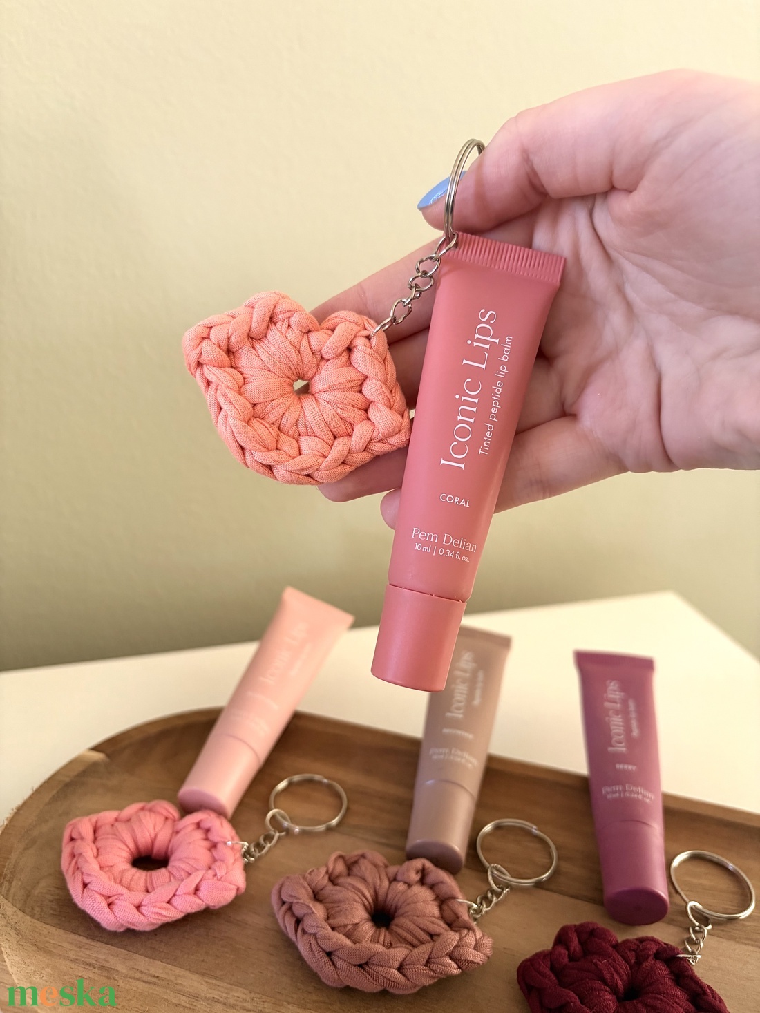 Száj alakú kulcstartó/táska charm - táska & tok - kulcstartó & táskadísz - kulcstartó - Meska.hu