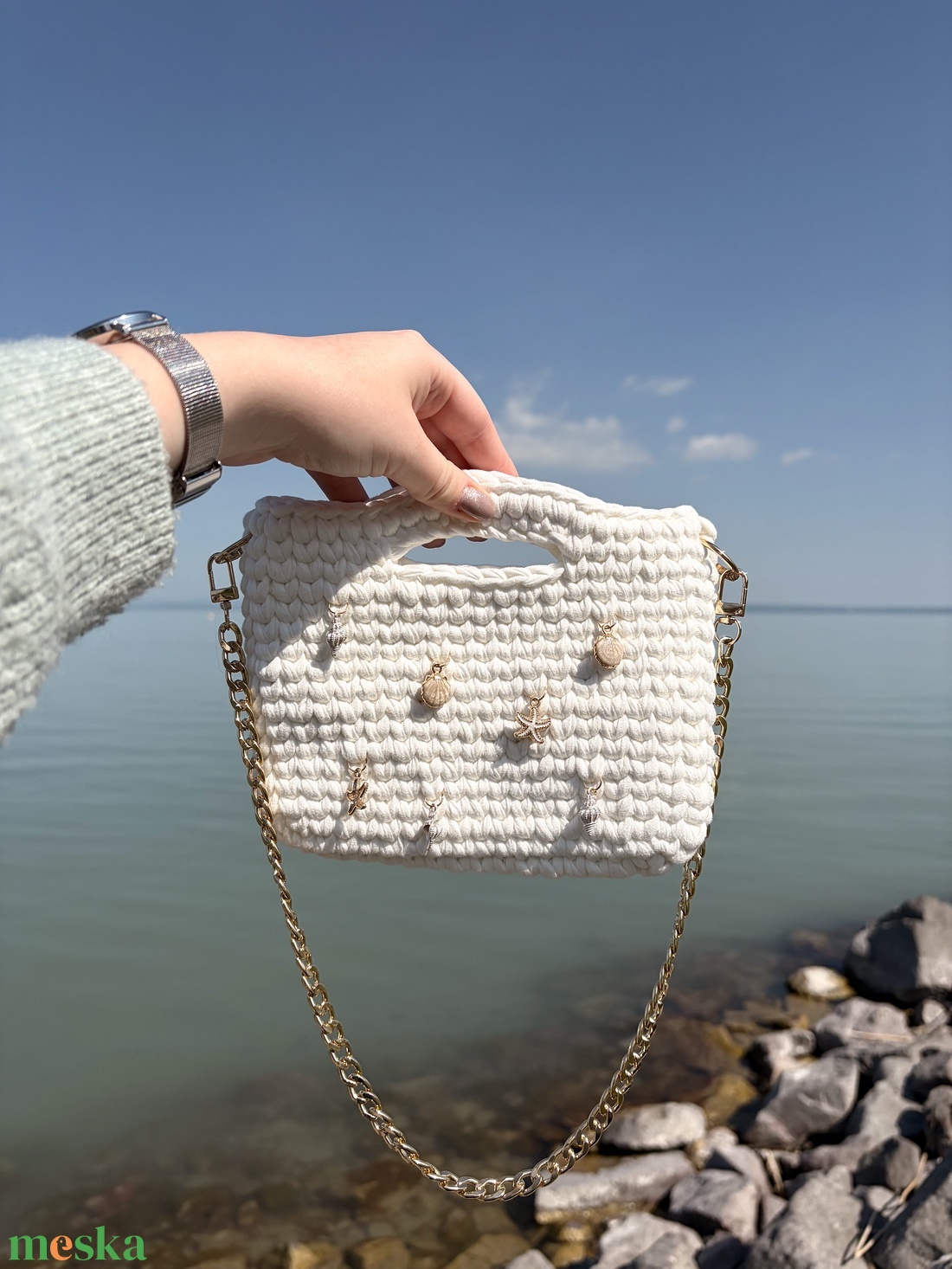 �Summer Crafty horgolt válltáskák - táska & tok - kézitáska & válltáska - válltáska - Meska.hu