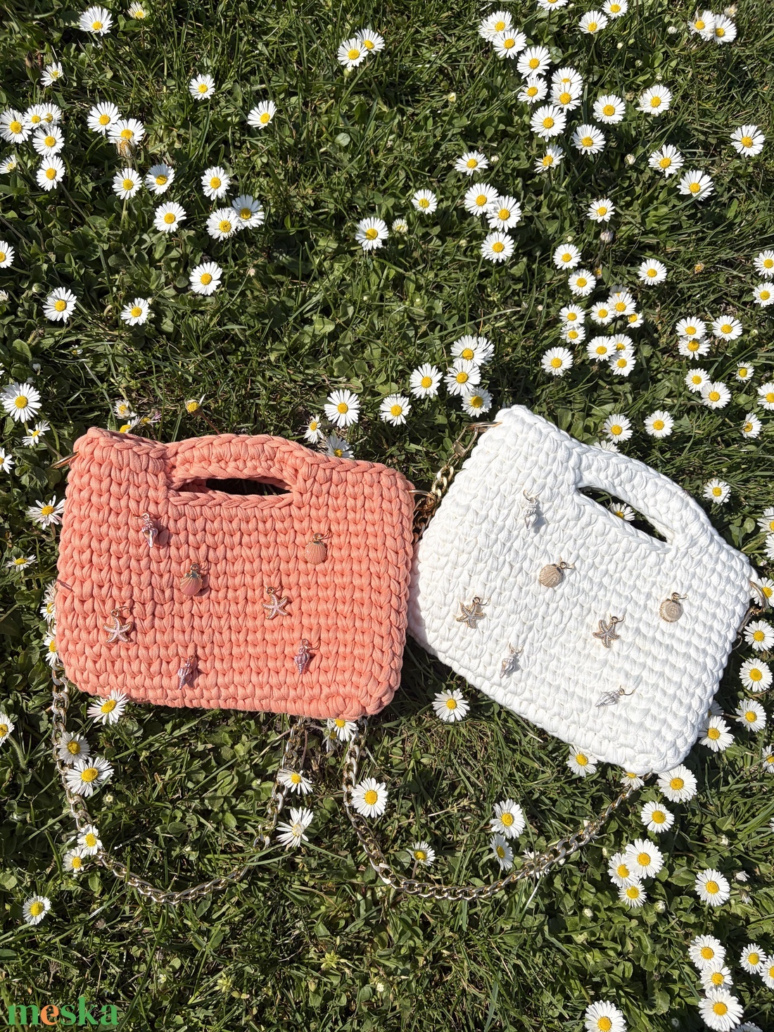 �Summer Crafty horgolt válltáskák - táska & tok - kézitáska & válltáska - válltáska - Meska.hu