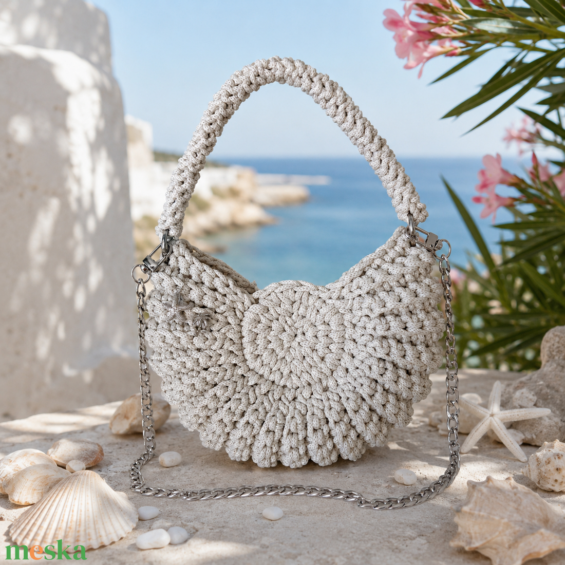 �Amalfi táska pearl színben - táska & tok - kézitáska & válltáska - válltáska - Meska.hu