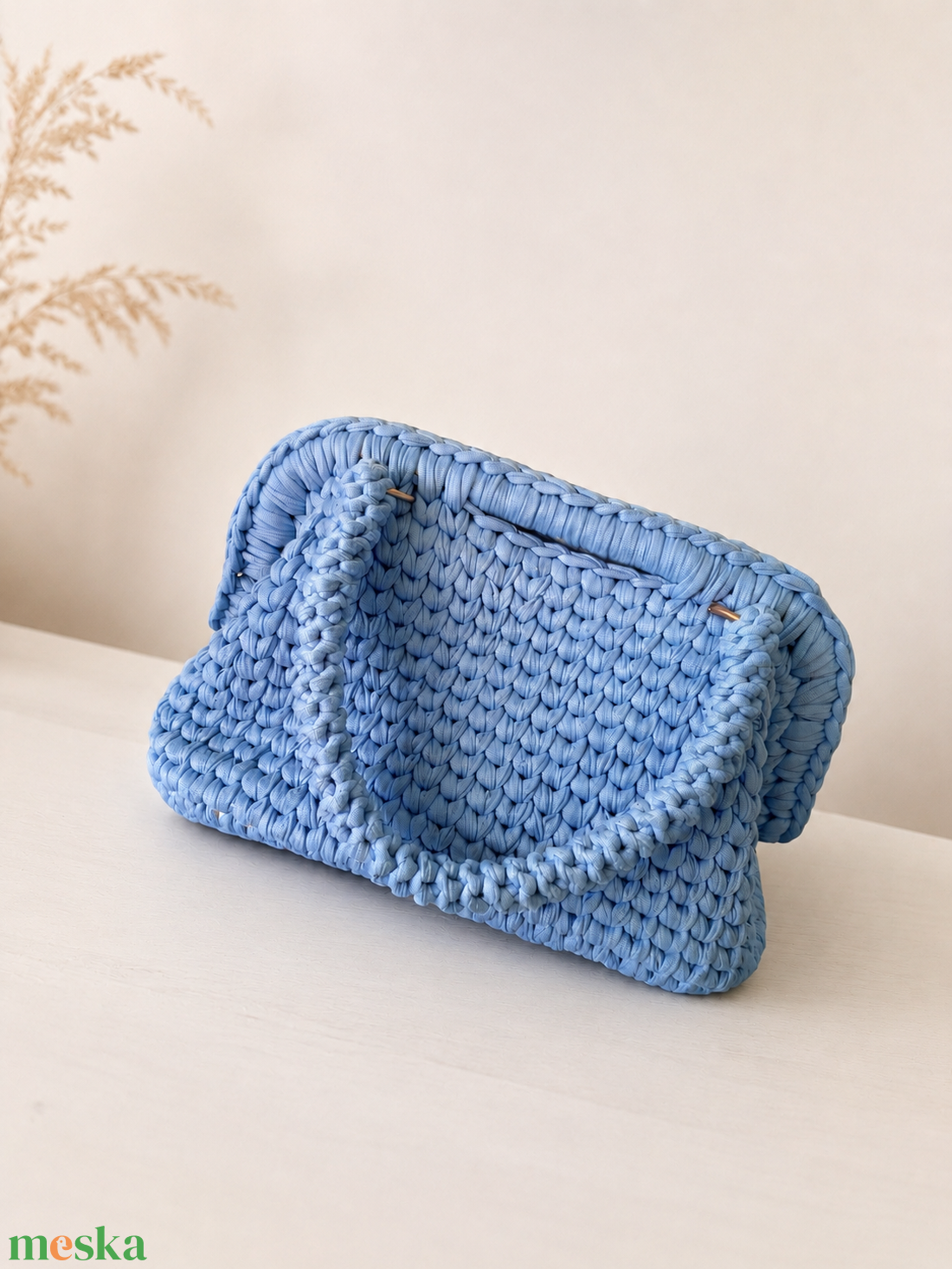 �Clutch táska világos kék színben - táska & tok - kézitáska & válltáska - kézitáska - Meska.hu