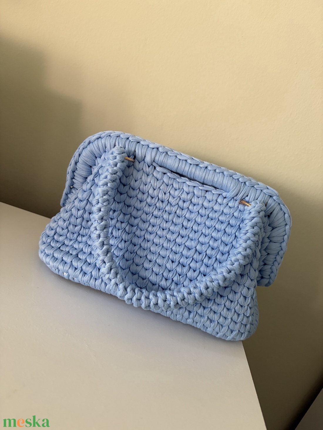 �Clutch táska világos kék színben - táska & tok - kézitáska & válltáska - kézitáska - Meska.hu