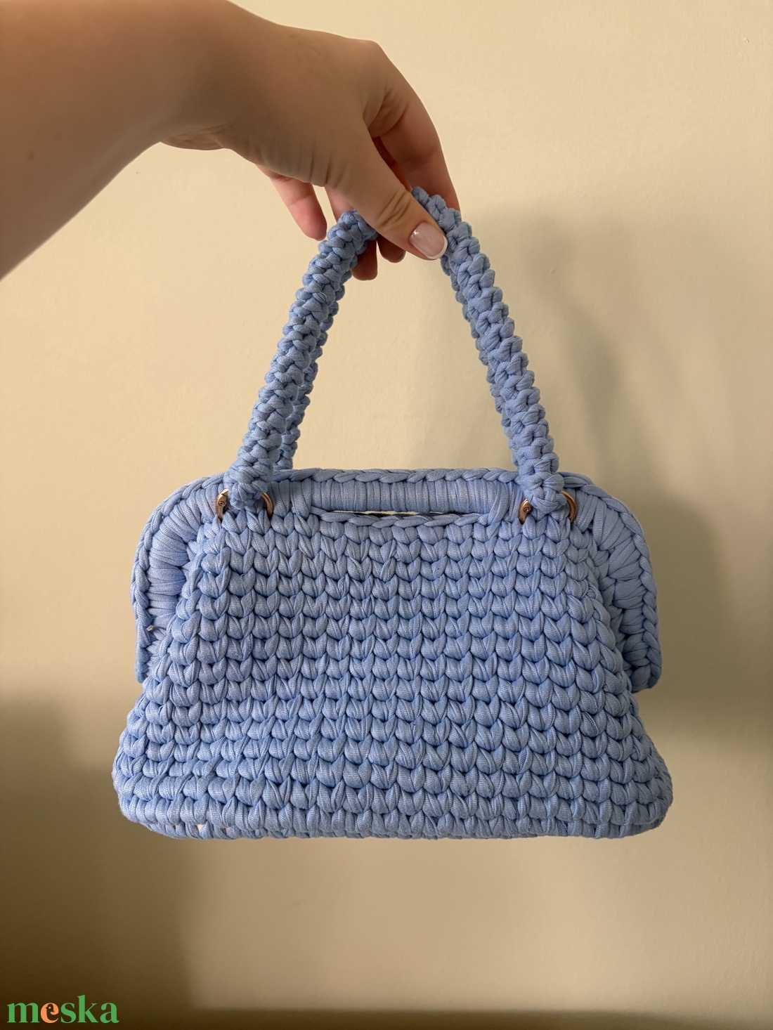 �Clutch táska világos kék színben - táska & tok - kézitáska & válltáska - kézitáska - Meska.hu