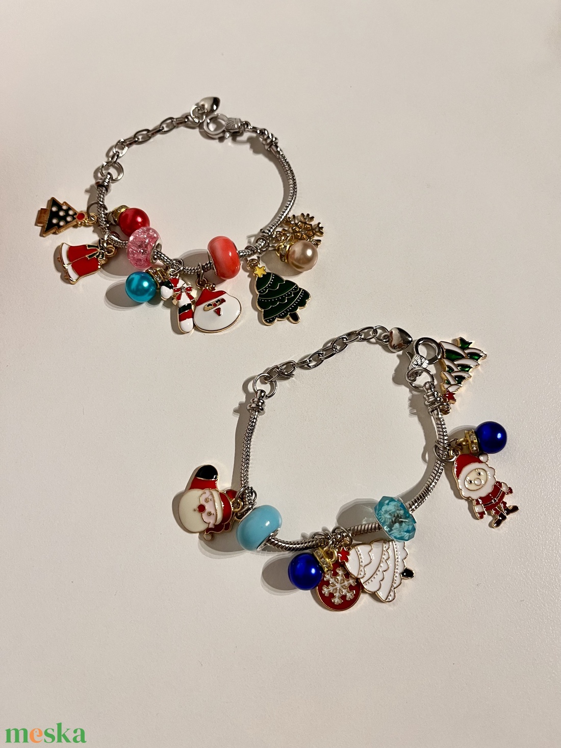 Adventi naptár kislányoknak charm karkötőkkel - karácsony - adventi díszek - adventi naptár - Meska.hu