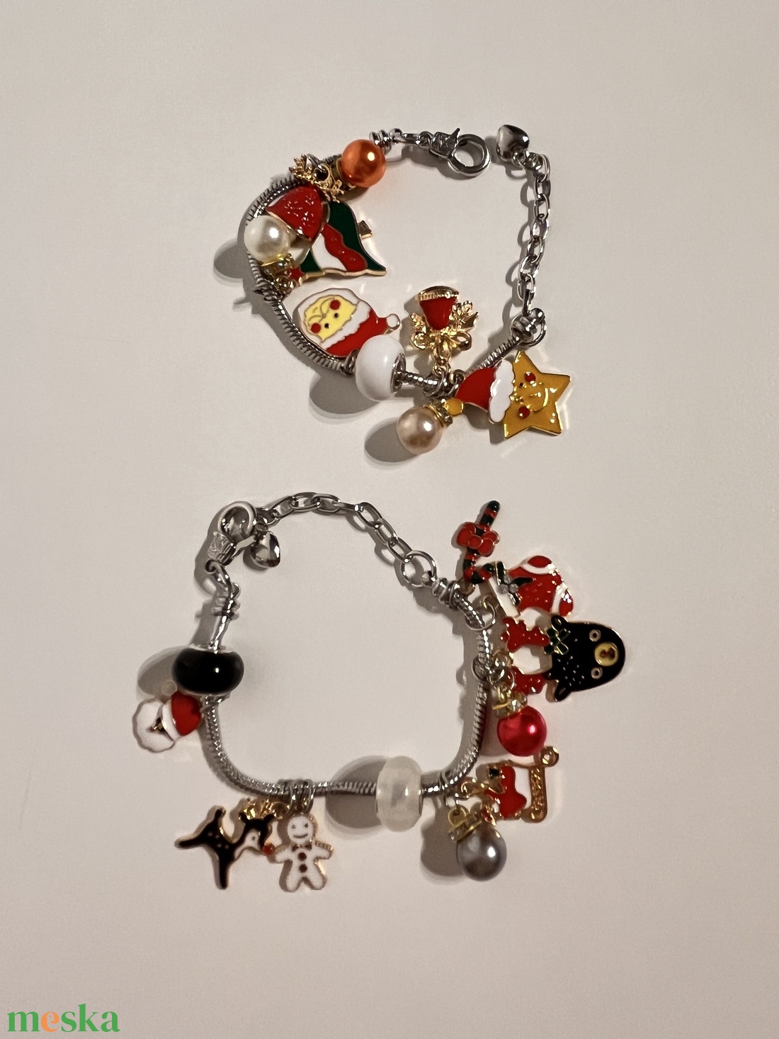 Adventi naptár kislányoknak charm karkötőkkel - karácsony - adventi díszek - adventi naptár - Meska.hu