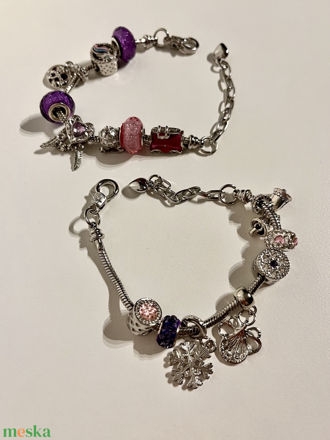 Adventi naptár kislányoknak charm karkötőkkel - karácsony - adventi díszek - adventi naptár - Meska.hu