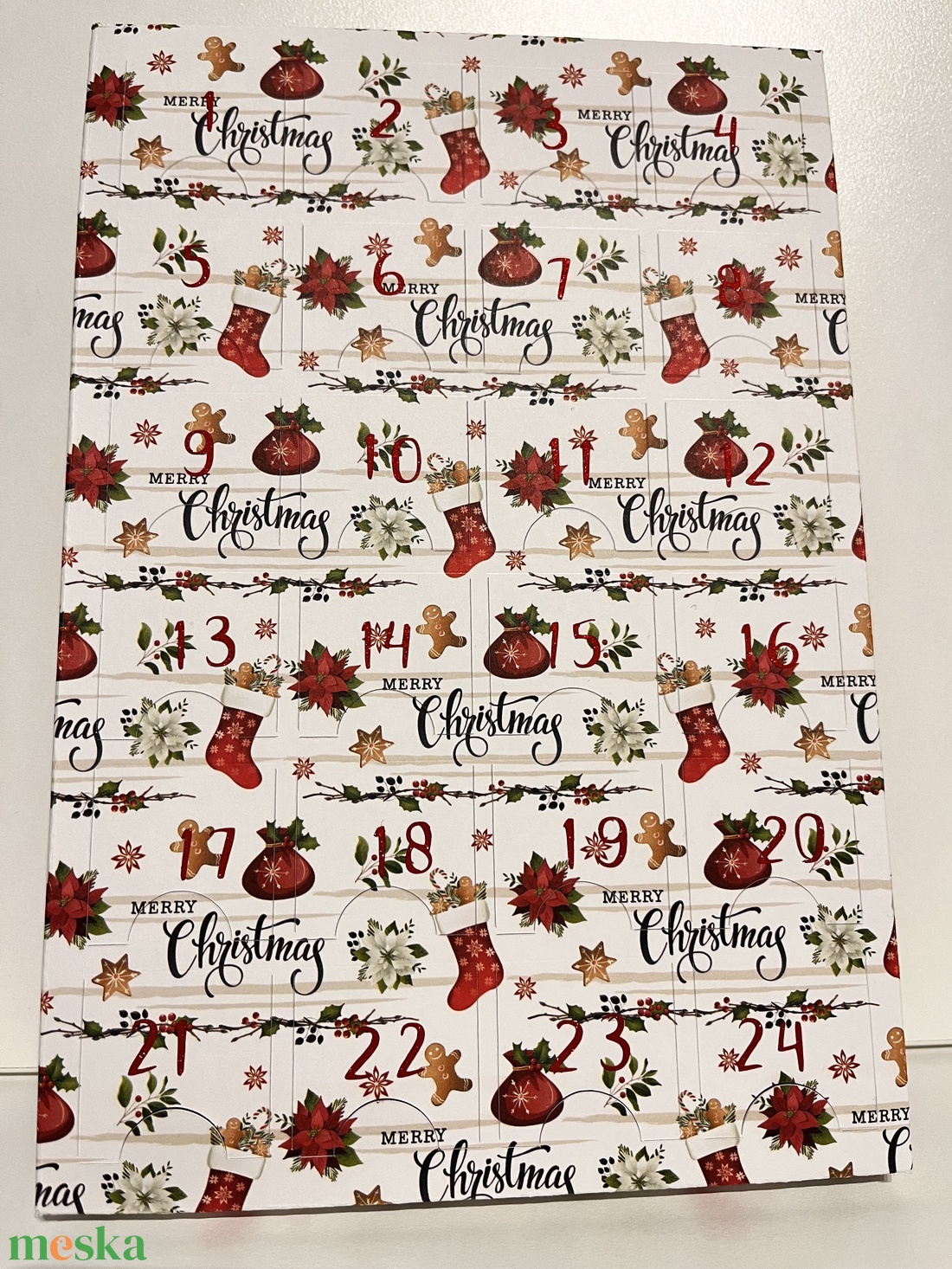 Adventi naptár kislányoknak charm karkötőkkel - karácsony - adventi díszek - adventi naptár - Meska.hu