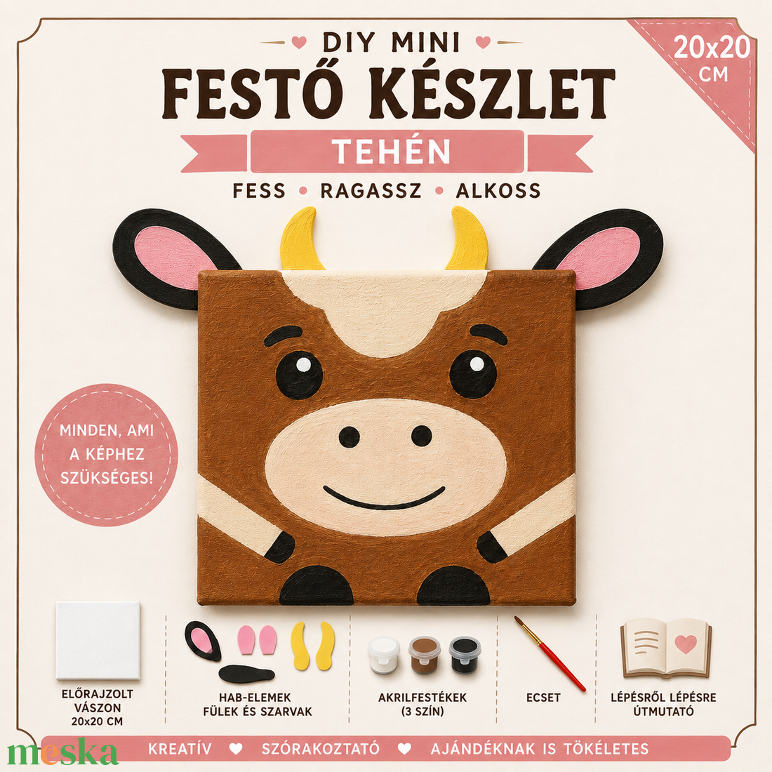 Bocis festő készlet - diy (csináld magad) - egységcsomag - Meska.hu