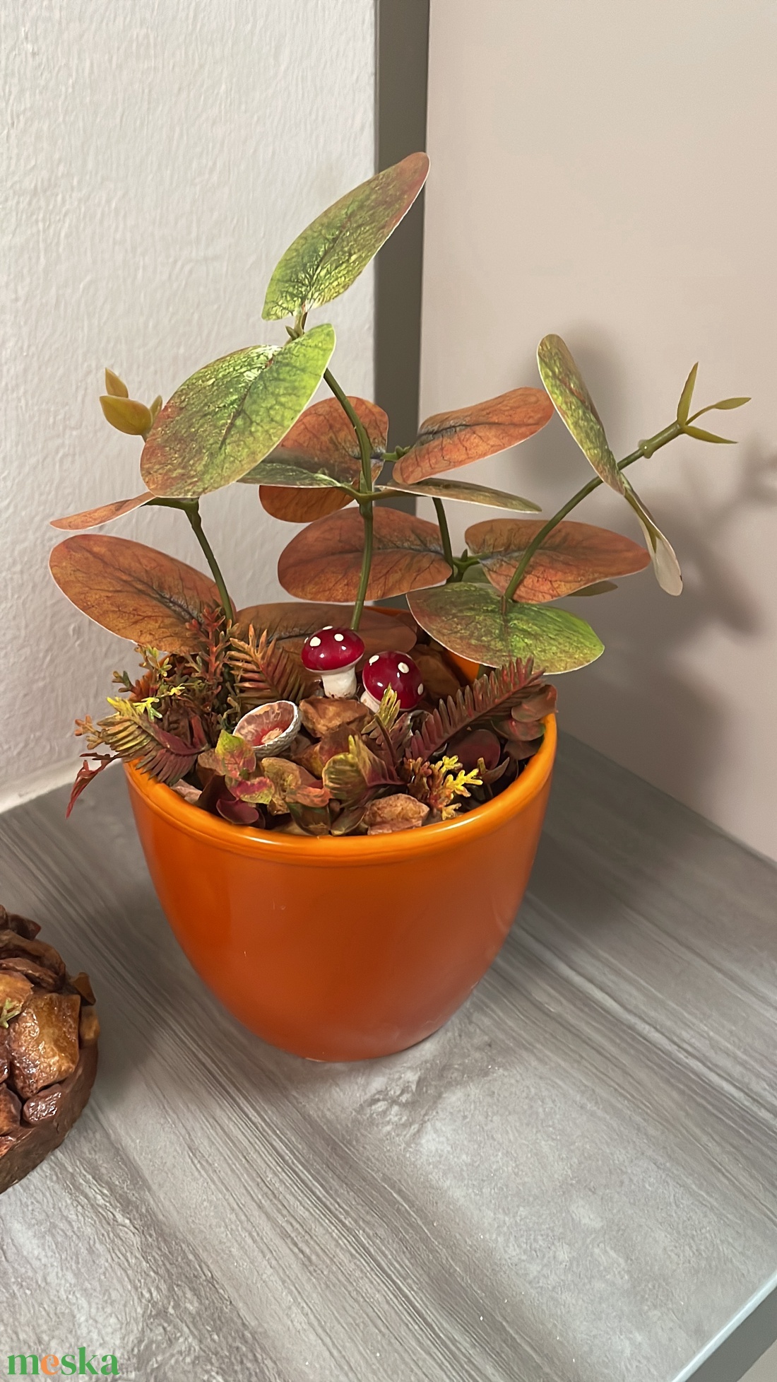 Őszi asztali dísz egyedi - otthon & életmód - dekoráció - virágdísz és tartó - csokor & virágdísz - Meska.hu