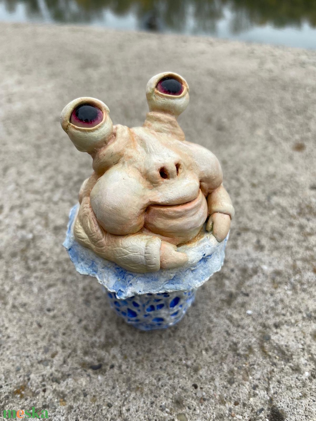 Kézzel készített egyedi kis figura - otthon & életmód - dekoráció - dísztárgy - Meska.hu