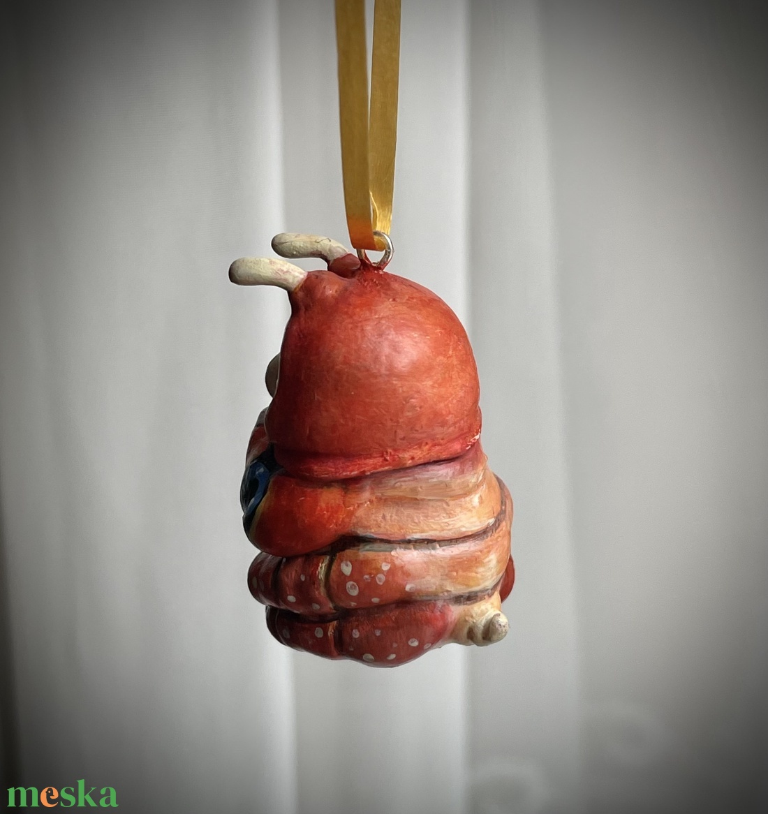 Cuki hernyó dísz / ajándék � tökéletes Valentin-napra - otthon & életmód - dekoráció - fali és függő dekoráció - függődísz - Meska.hu