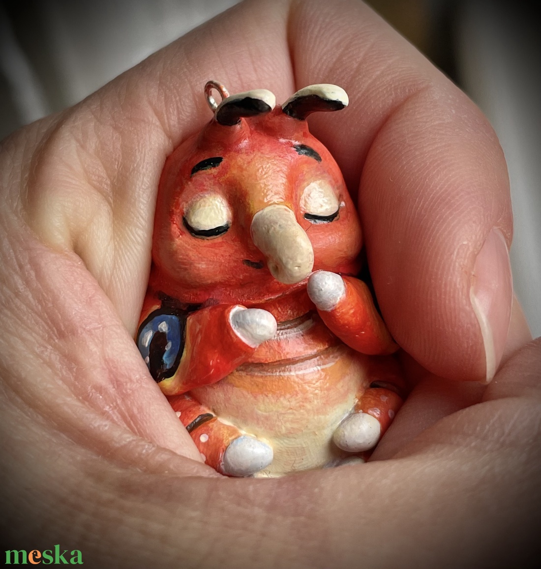 Cuki hernyó dísz / ajándék � tökéletes Valentin-napra - otthon & életmód - dekoráció - fali és függő dekoráció - függődísz - Meska.hu